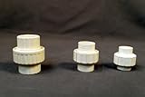CPVC Pipe Fitting Union - Cream | Durable CPVC Plastic Union for Home, Commercial & Industrial Use | Pipe Fittings & Hardware Accessories (PACK OF 5, 1' - 25)