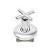 Dnyta Brass Concealed Water Stop Valve, Water Shut Off Valve Flow Control Pressure Regulator with Cross Handle for Kitchen Bathroom (1/2 in, Silver)