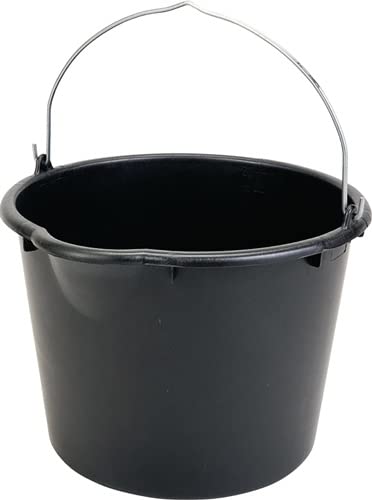 Baueimer GRIPLINE-X 20 l mit Tülle schwarz 1 pièces