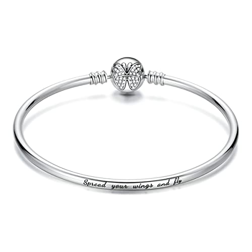 Bracelet papillon en argent sterling 925 cadeau idéal pour femmes