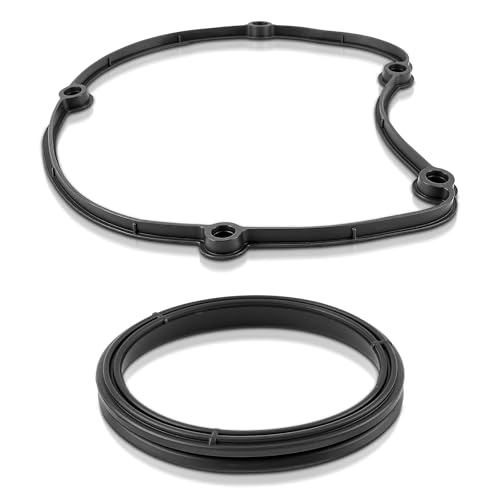 Image of 06H103483C Engine Upper Timing Chain Cover Gasket with Seal Compatible with VW Beetle 2012-2016 Compatible with Passat 2008-2012 Compatible with Audi Q5 2009-2017 Compatible with S6 2012-2014