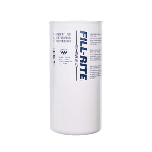 Image of Fill-Rite F4010HM0 1 inch - 16 UNF 40 GPM (151 LPM) 10 Micron Water Detecting Spin-On Fuel Filter