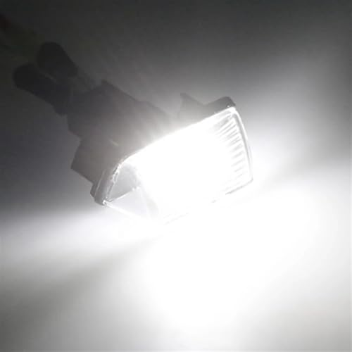 Luz matrícula LED Citroen C3 C4 C5 recambio placa 2000 a 2012 3