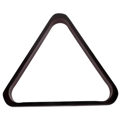 Happyyami Billiards Triangle Rack Billiard Pool Balls Organizer Wood Billiard Organizer Snooker Balls Set Frame