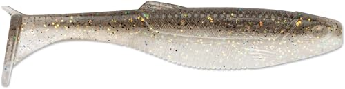 Rapala CrushCity Mayor Soft Plastic Paddle Tail Swimbait Strong Kicking Action for Swim Jigs & Underspins Bass Redfish Trout Snook Walleye & More Shad 4