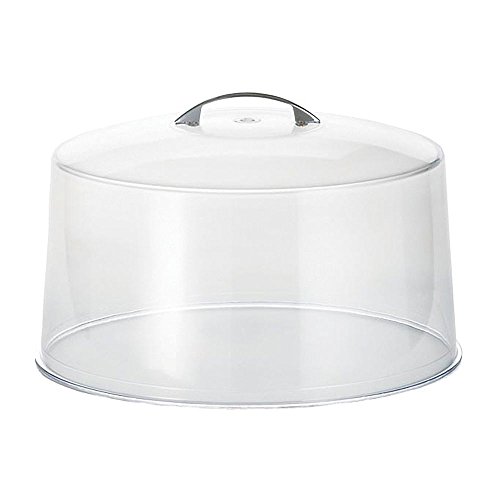 Tablecraft Clear Plastic Cake Cover with Metal Handle