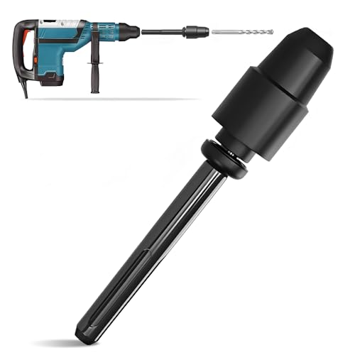 Adaptateur de mandrin SDS-Max vers SDS-Plus, 220 mm, adaptateur SDS-Plus, adaptateur SDS-Max SDS-Plus, adaptateur SDS en acier allié, convient pour connecter...