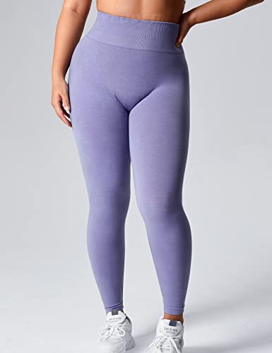 YEOREO Leggings femininas sem costura para treino cintura alta levanta bumbum calças de ioga para ac
