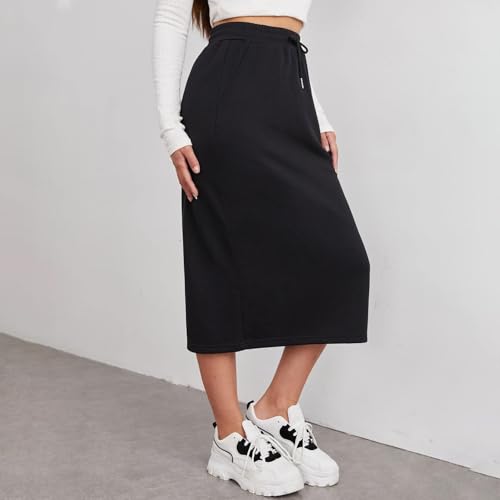 Long Skirts for Women Trendy 2025 High Waisted Summer Fashion Outfit Beach Vacation Tummy Control Casual Skirt2