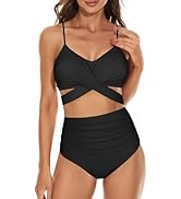 Bikini 2 Pièces Femme Century Star - Taille Haute Push Up Bandoulière Réglable