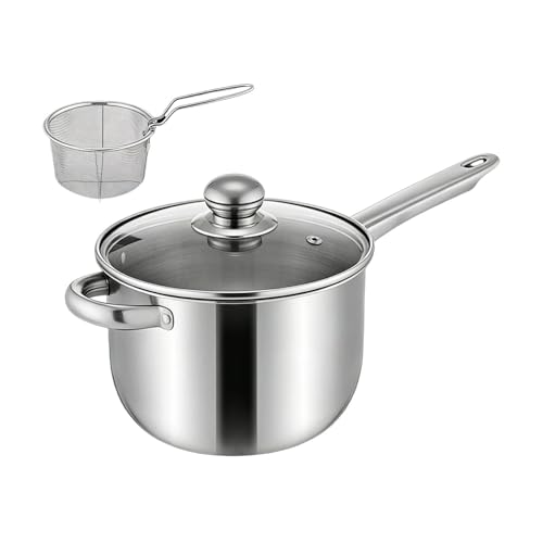 Freidora de alimentos para encimera, material de acero inoxidable portátil, equipo de cocina de grado profesional, aparato de cocina compacto y eficiente, versátil para freír a alta temperatura