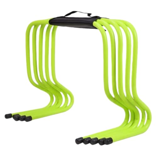 Vzck ミニハードル ハードル 5個セット トレーニング用品 取り外し可能で 持ち運びやすい スピード・敏捷性強化 体力トレーニング 軽量 持ち運び便利 サッカー テニス バスケットボールなどのトレーニング 俊敏性や瞬発力 初心者 練習器具 (高さ50c