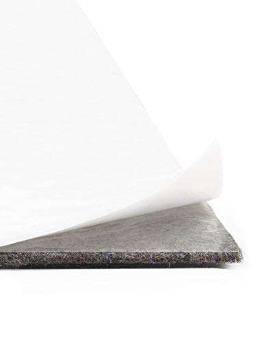 The Felt Store F-26 Industrial Felt – 72 Inch Wide x 3 Foot Long x 1/4 Inch Thick – SAE Pressed Felt for Manufacturing, Transport Industry - Adhesive