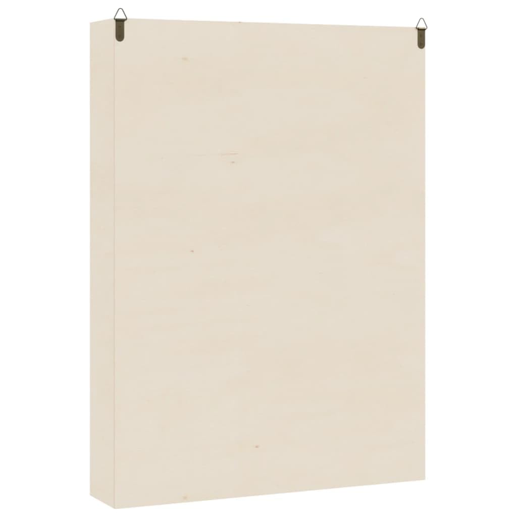 Sammlervitrine aus Holz mit 6 Regalen 40x8,5x55 cm Wandvitrine Schaukasten für Modellautos Sammelfiguren und Miniaturen Platzsparender Hängeschrank für Wohnzimmer