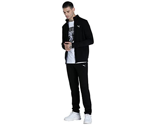 Image of Puma Men Cotton Blend Standard Length Jacket