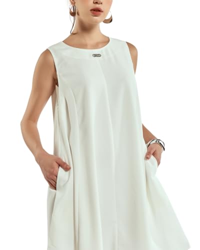 SIXDO G-White Woven Loose Dress XL — view 2