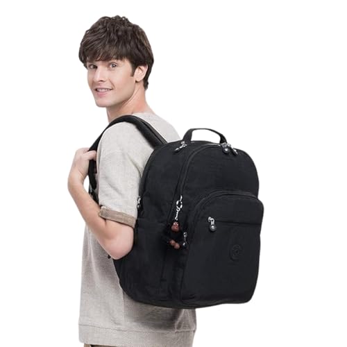 Image of Kipling Women's Seoul Extra Large 17 inch Laptop Backpack, Durable, Roomy with Padded Shoulder Straps, Bag