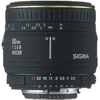 Amazon.com : Sigma 50mm F2.8 EX Macro Lens for Canon-AF Camera