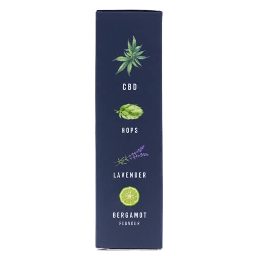 Grass & Co. REST High Strength Night-Time CBD Oil Drops 1000mg (11%) | Botanical Blend of CBD, Hops, Lavender, Bergamot & Vitamin B5 to Reduce Tiredness & Fatigue 10ml Bottle - Image 10