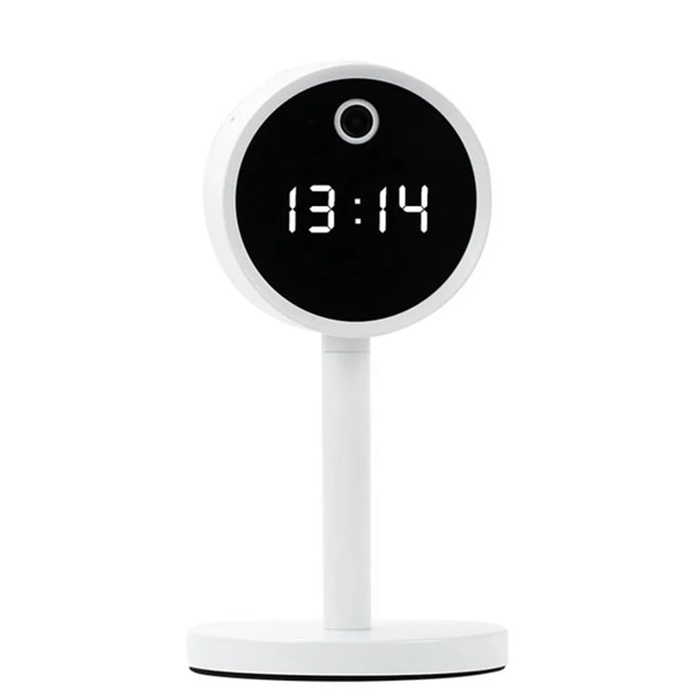 Sveglia Telecamera HD 1080P Visione Notturna Rilevamento del Movimento Portatile Casa Sorveglianza di Sicurezza WiFi Orologio Telecamera IP