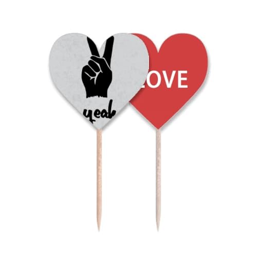 Cure-dents original Love Heart en forme de ciseaux comme cadeau d'invité