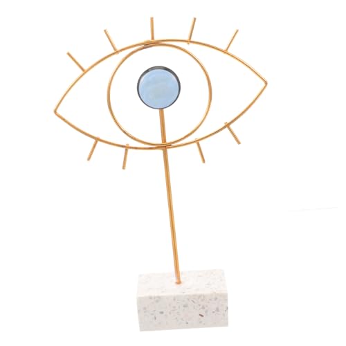 ADOCARN 1 Pc Adornos para Los Ojos Figuritas Decoración De Coche Señal De Neón Póster Decoración Vintage Herrajes Modernos Adorno En Forma De Ojo Globo Ocular Tercero Hierro Forjado