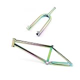 Compatible for Steel Frameset Single Speed 20 Inch Frame(Oil Slick)