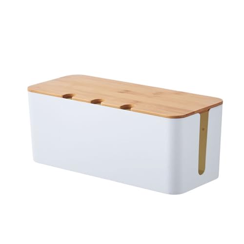Boîte d'organisation de câbles m-bai : boîte de rangement pour multiprises de bureau