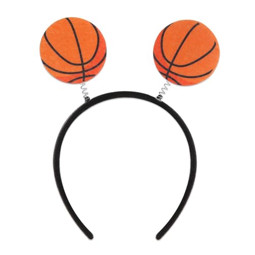 Haarband mit Basketballmotiv für Basketball-Fans, Unisex, bequem, Cheerleader, Tanzshow, Haarreif, Zubehör