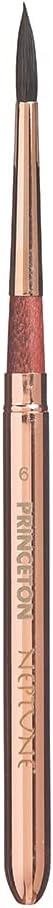 Princeton Neptune Paintbrush, Size 6, Dark Wood