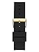 GUESS Gold-Tone Stainless Steel Crystal Encrusted Dial with Black Stain Resistant Silicone Watch (Model: U1160L1)