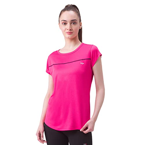Image of berge' Ladies Polyester Dry Fit Western Shirts & Tshirts for Women, Quick Drying & Breathable Fabric, Gym Wear Tees & Workout Tops