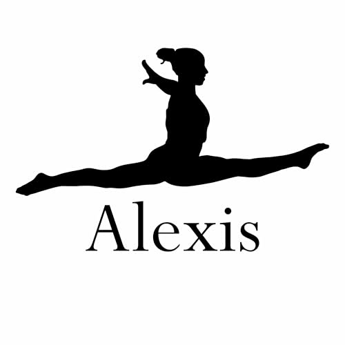 Custom Name Dance Wall Decal - Boys Girls Personalized Name Dancer Wall Sticker - Custom Name Sign - Custom Name Stencil Monogram - Boys Girls Room Wall Decor