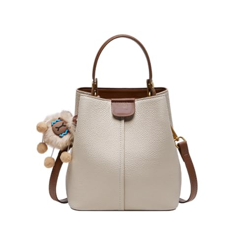 Sac à la mode en cuir de vachette véritable aux finitions rigoureuses