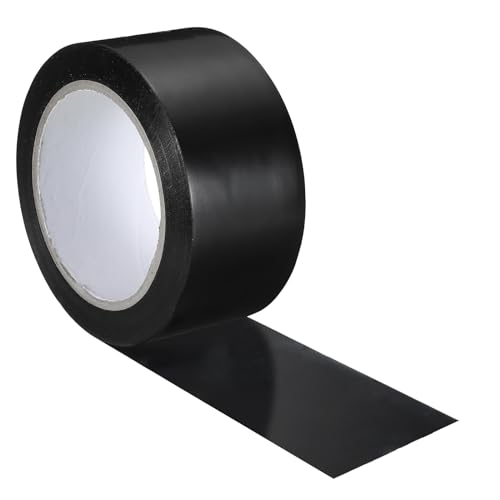 Image of PATIKIL Corrosion Protection Pipe Tape, 108 Ft x 2 Inch PVC Insulation Wrap Duct Tape Self Adhesive for Metal Electrical Piping Drain Pipe Electrical Wires HVAC Duct, Black