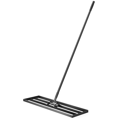 Wiltec Rastrello livellatore in alluminio 75x25 cm