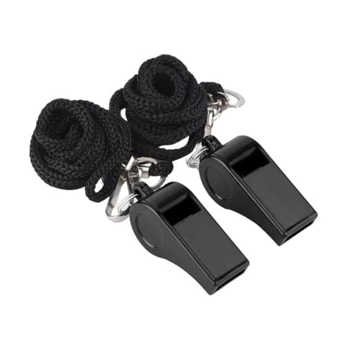 Silbato árbitro negro para entrenamiento deportivo miniatura 2