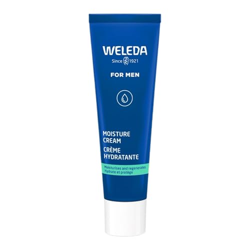 Weleda – FOR MEN Crema Hidratante Facial para Hombre, Hidratación y Elasticidad con Jojoba y Sésamo BIO, Rápida Absorción para Todo Tipo de Piel, Incluso Sensible – 30 ml