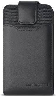 Golden Sheeps Compatible for Samsung S8 Active XXL Size Vertical Leather Belt Clip Holster Cover Phone with OTTER BOX Defender/Battery or Thick Case on