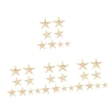 HANABASS 32piezas Decoración De Estrellas De Mar Realistas para Acuarios y Decoración Marinera para Fiestas y Eventos Material De Concha Natural