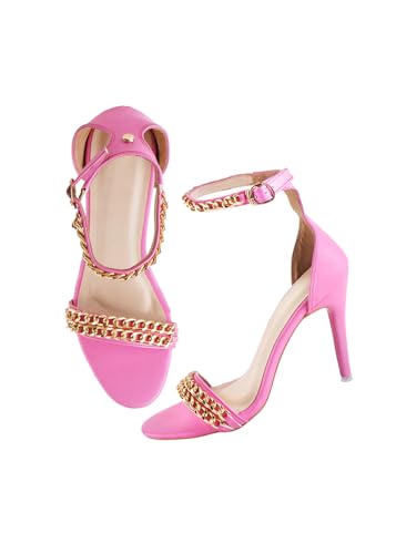 TRYME Stiletto Heels Comfortable Sole & Trendy Party Heels Designer Pencil Heel Sandals For Girls & Women