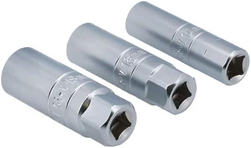 Laser 7295 Thin Wall Spark Plug Socket Set 3/8"D 3pc
