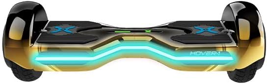 Hover-1Hoverboard Bluetooth Speaker Self Balancing Hover Board Electric Scooter for Kids and Adults, 27 x 11 x 10.5