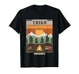 Minecraft Taiga Landscape Spruce Up Your Life Poster Vintage Tシャツ
