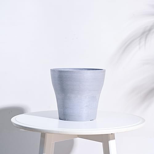 Image of UGAOO Rezer Tivoli Pots Planter for Home & Balcony Garden (Large, Light Grey)