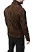 Premium Vintage Trucker Suede Leather Jacket Men Genuine Lambskin Men Leather Jackets Shirt Collar Jackets For Mens (US, Alpha, X-Large, Regular, Regular, Dark Brown Suede Leather)