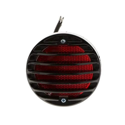Luz de freno trasera redonda para moto homologada sustitución de piloto fundido tuning café racer