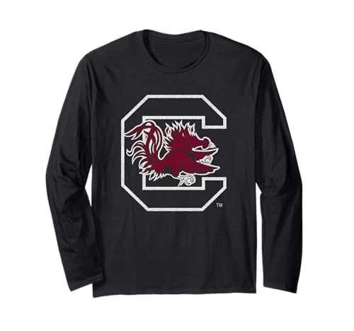 South Carolina Gamecocks Vintage Icon Black Long Sleeve T-Shirt