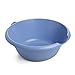 TATAY Bassine Rond, Capacité de 10L, sans BPA, avec Trou de Suspension, Bleu. Dimensions 40,7 x 15,6 x 41,5 cm
