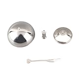 SIXRUN Tazas para Helado de Acero Inoxidable 304, Diseño Retro con Patas, Ideales para Postres y Ensaladas, Perfectas para Fiestas y Uso Doméstico (Tamaño pequeño 9CM)